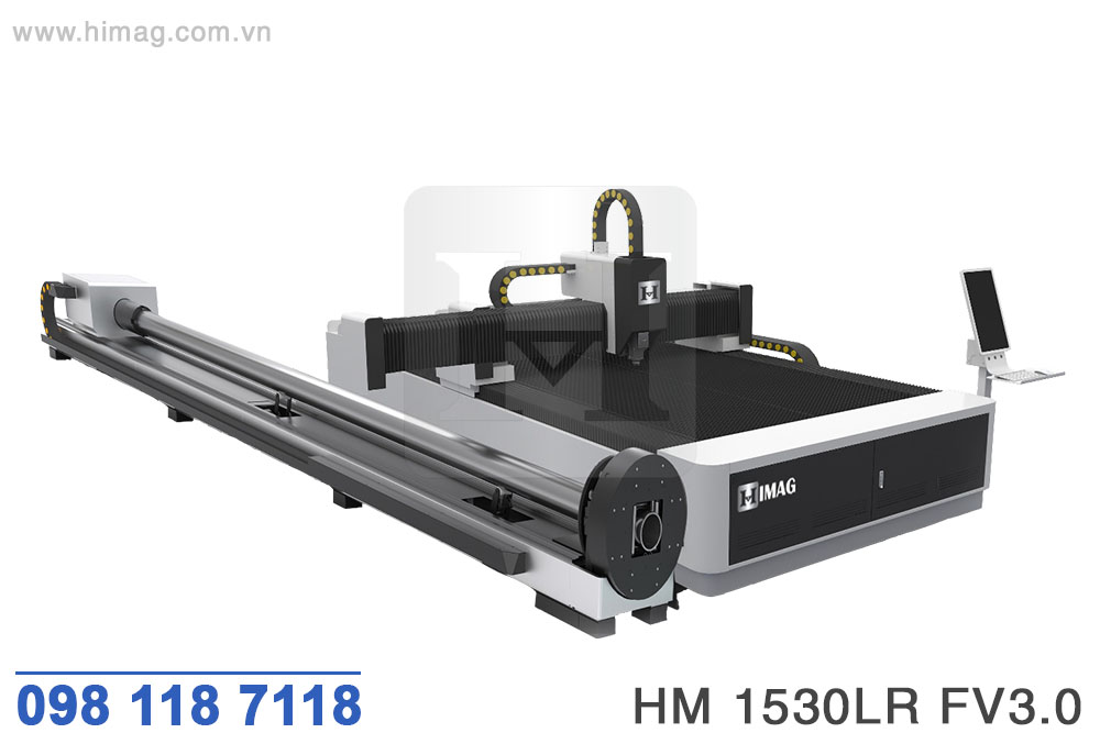 Hình máy cắt laser CNC cắt tấm ống hộp 3000W