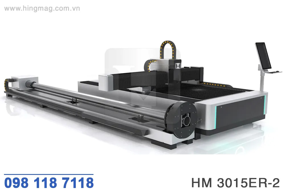 Máy cắt laser CNC cắt tấm ống hộp 2000W | HIMAG