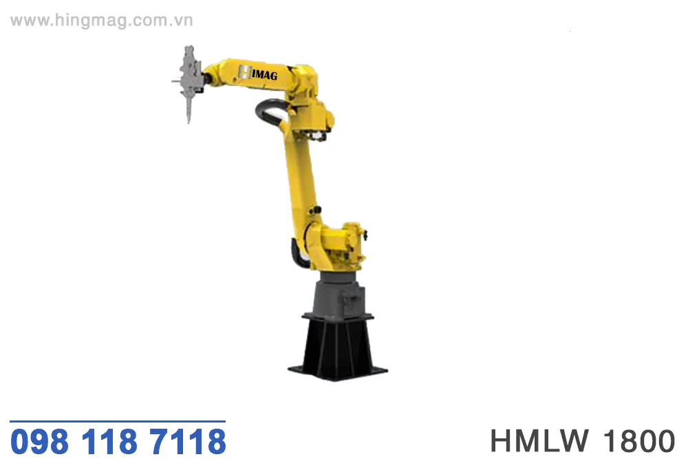 Robot hàn laser cnc 6 trục 2000W | HIMAG