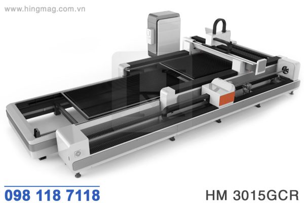 Bàn làm việc máy fiber laser cắt tấm ống hai bàn làm việc | HIMAG