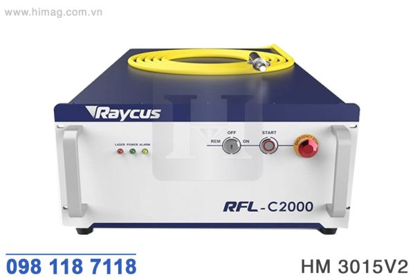 Bộ nguồn laser máy cắt tấm fiber laser CNC tự động 2000W | Himag