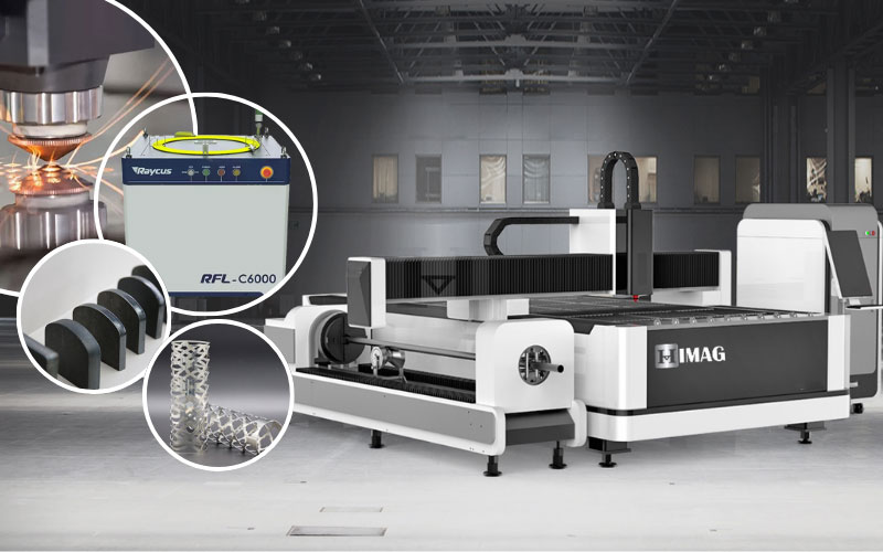 Máy cắt laser cnc cắt tấm ống hộp | himag