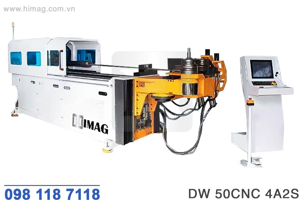 Máy uốn ống 4 trục CNC đường kính 50mm | HIMAG