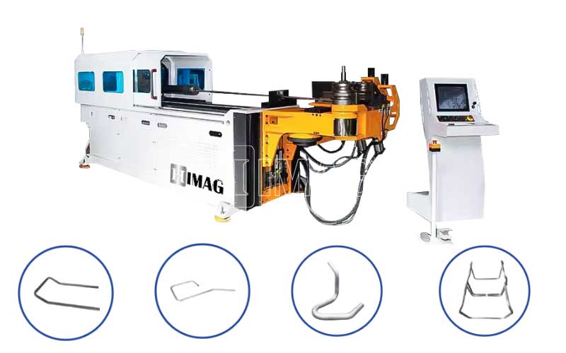 Máy uốn ống 4 trục CNC 2 tầng làm việc | Himag