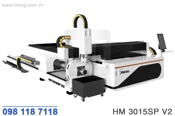 Máy cắt laser fiber CNC cắt tấm và ống kết hợp 2000W | HIMAG