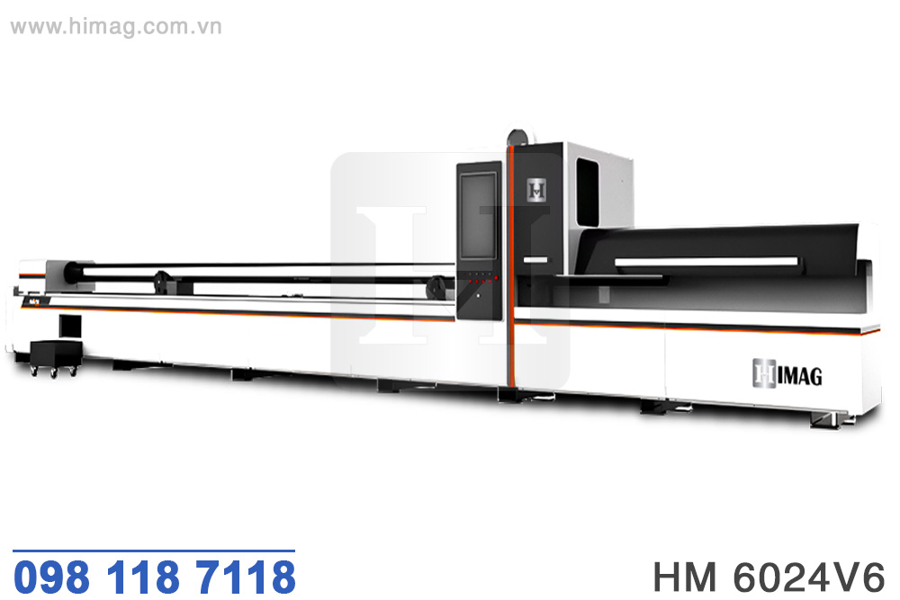 Máy cắt ống laser CNC tải nặng 6kw | Himag