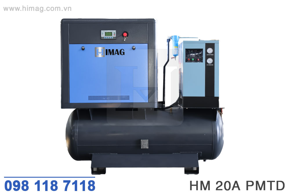 Máy nén khí trục vít cao áp 20hp | Himag