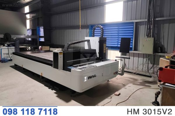Bàn giao máy cắt laser tấm CNC tự động 2000w | himag