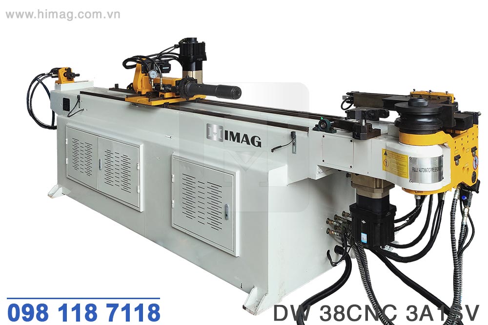 Máy uốn ống 3 trục 1 tầng trục đẩy V | Himag