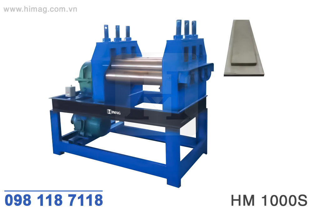 Máy cán thép tấm khổ 1000mm | Himag
