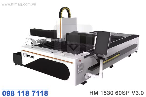 Máy cắt tấm kết hợp cắt ống laser fiber CNC 3000W | Himag