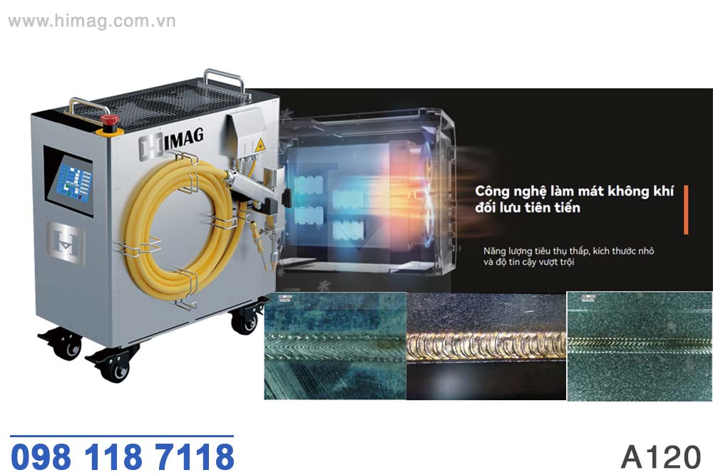 Máy hàn laser 1200W làm mát bằng không khí | Himag