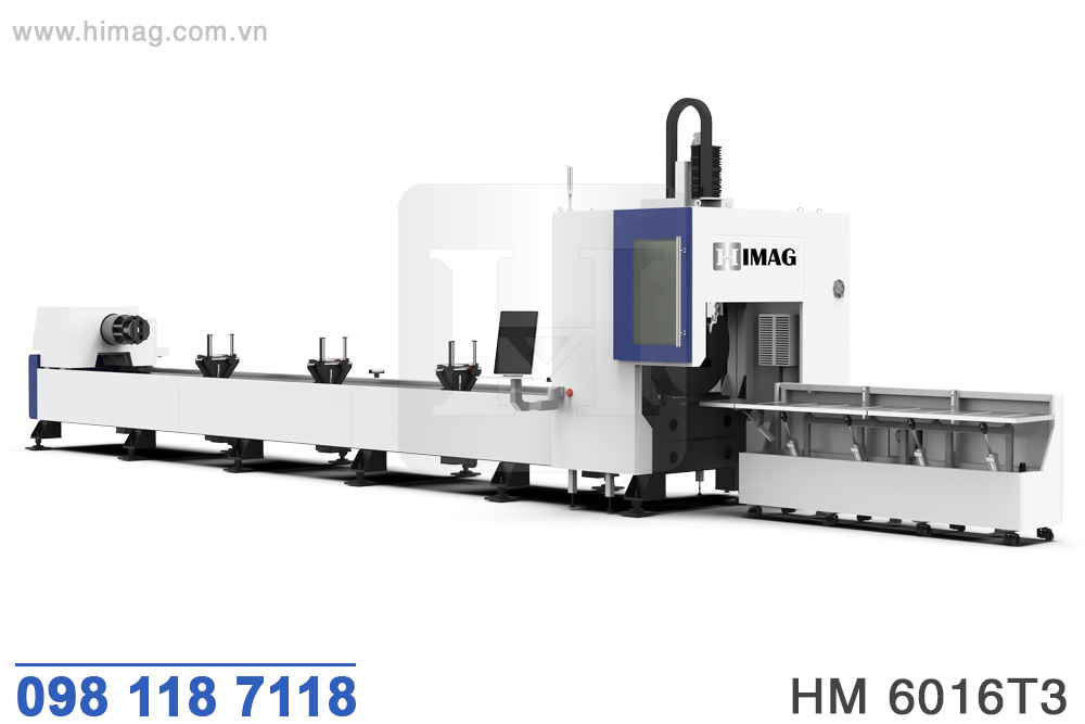 Máy cắt ống laser 3000W đầu bevel nghiêng 45 độ | Himag