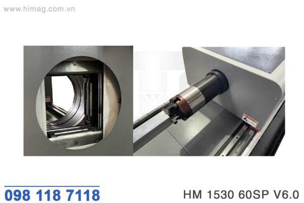 Bộ kẹp phôi máy cắt laser fiber CNC tấm ống kết hợp 6000W | Himag