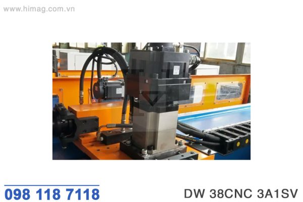Động cơ servo máy uốn ống 3 trục 1 tầng làm việc trục đẩy V | Himag