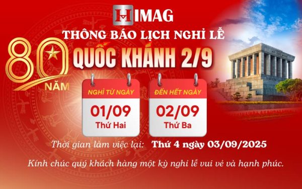 Himag thông báo lịch nghỉ lễ quốc khánh 2-9 | Himag