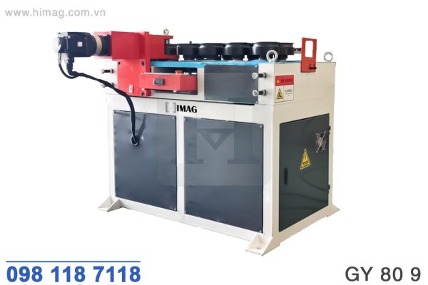 Máy uốn ống 9 trục rulo đường kính 80mm | Himag
