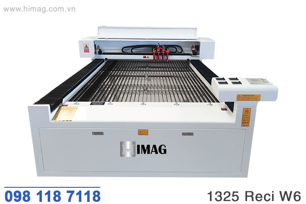 Máy cắt laser CO2 4 đầu khổ 1300x2500mm | Himag