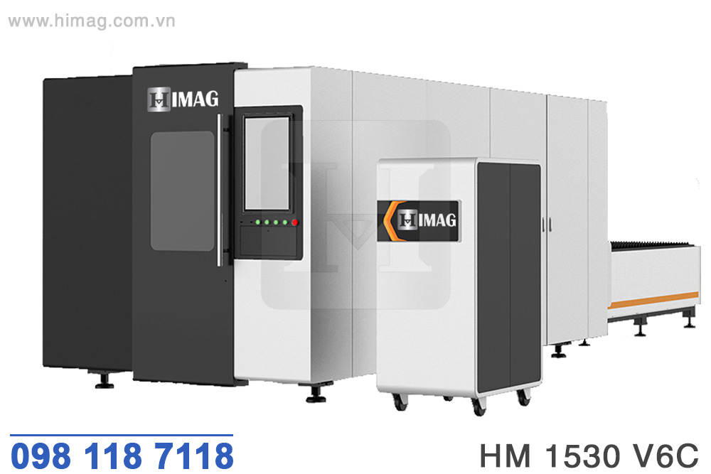 Máy cắt laser tấm 6000w khổ 1500x3000mm | Himag