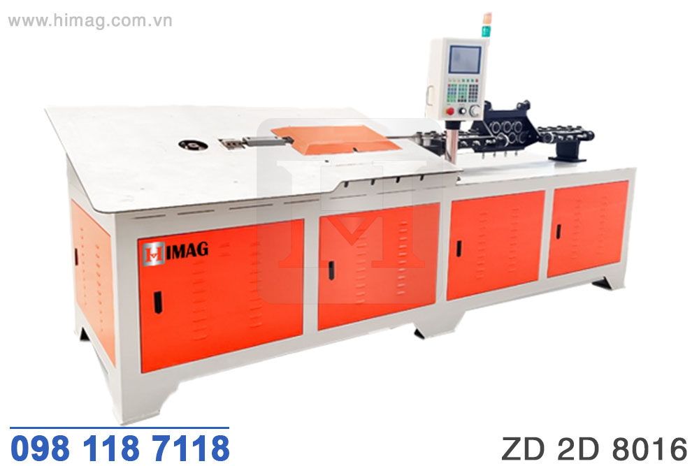 Máy uốn dây cnc 2D đường kính 8-16mm | HIMAG