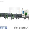 Máy cắt ống laser 6000W nghiêng đầu đưa phôi tự động