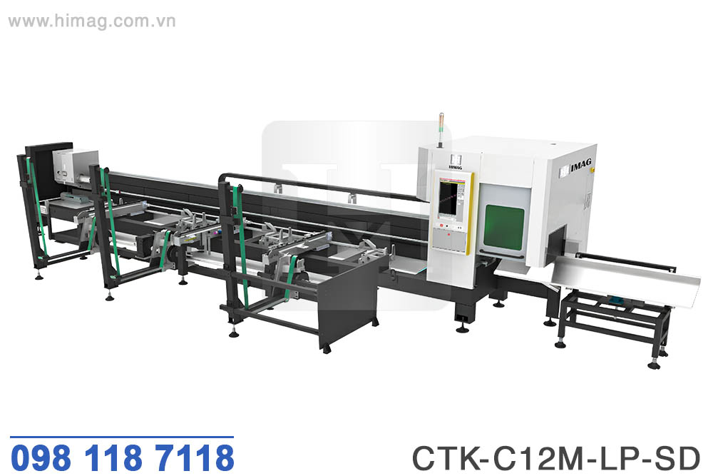 Máy cắt ống laser đưa phôi tự động 6000W