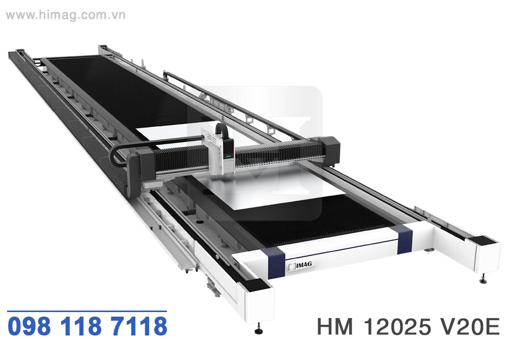 Máy cắt tấm laser 20000W khổ 12000x2500mm - HM 12025 V20E