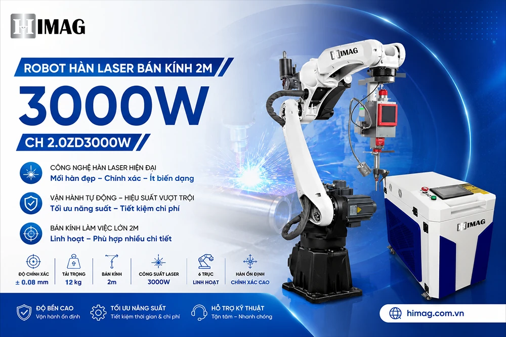 Ảnh đại diện robot hàn laser bán kính 2m