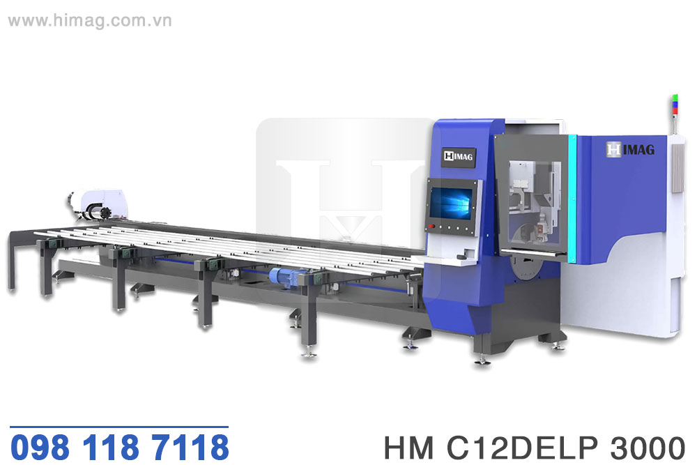 Chi tiết máy cắt laser ống 1500w đưa phôi bán tự động – TR 6016 1500SL