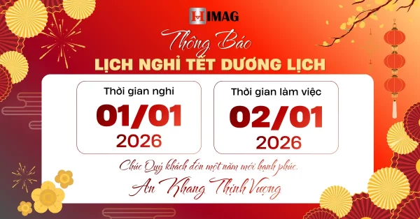 HIMAG thông báo nghỉ tết dương lịch 2026