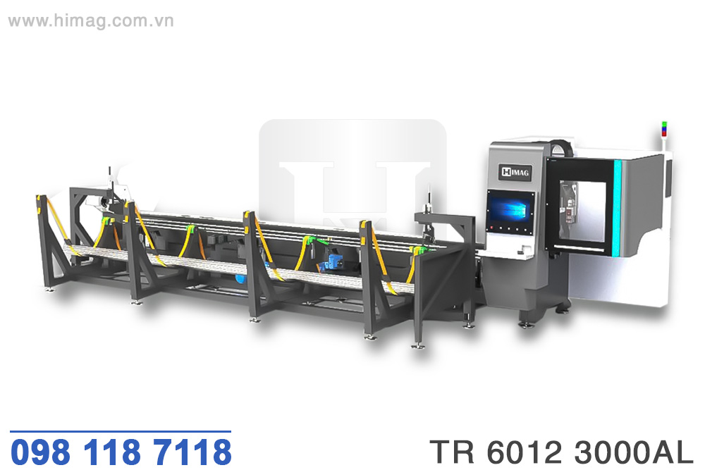 MÁY CẮT LASER ỐNG 3000W ĐƯA PHÔI TỰ ĐỘNG – TR 6012 3000SL