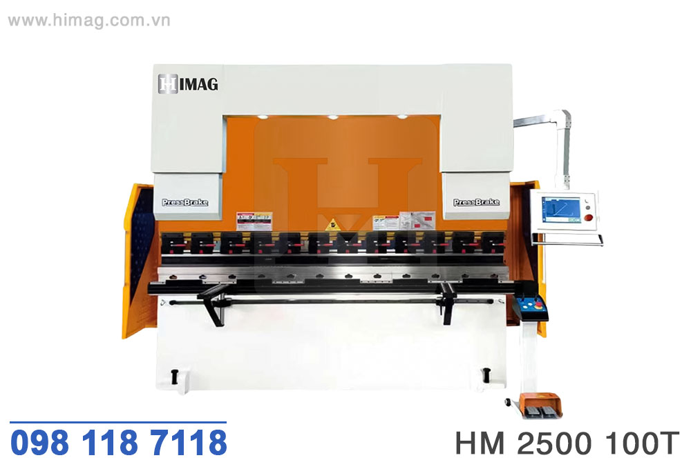 Máy chấn CNC khổ 2500mm 100 tấn