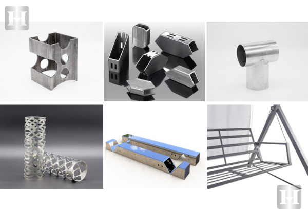 Sản phẩm từ máy cắt laser ống 3000W đưa phôi tự động