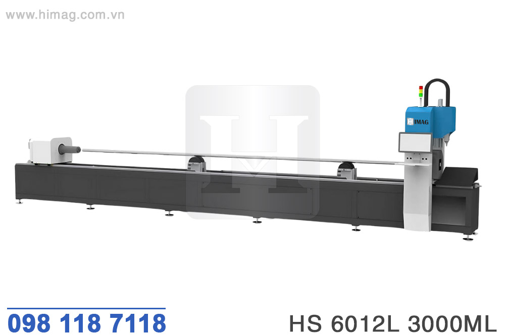Máy cắt ống laser 3000W D120 đưa phôi thủ công - HS 6012L 3000ML