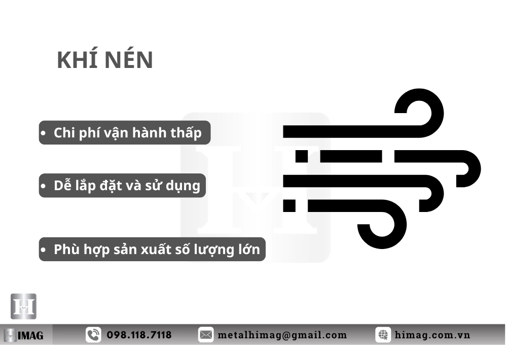 Các loại khí được sử dụng trong cắt laser fiber 4 khí nén trong cắt laser fiber