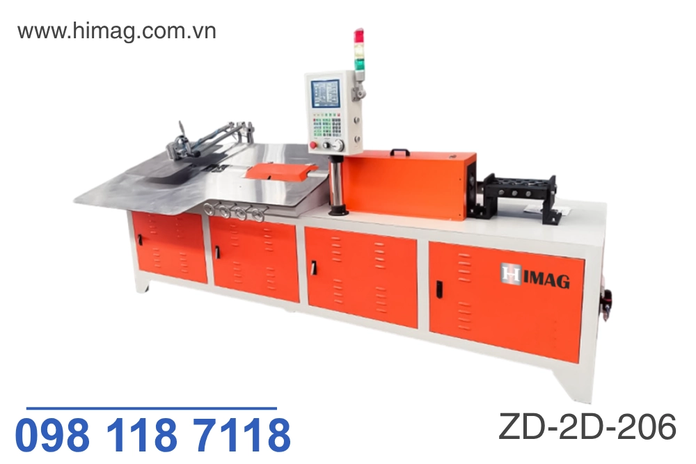 Máy uốn dây 2D đường kính 2-6mm ZD 2D 206