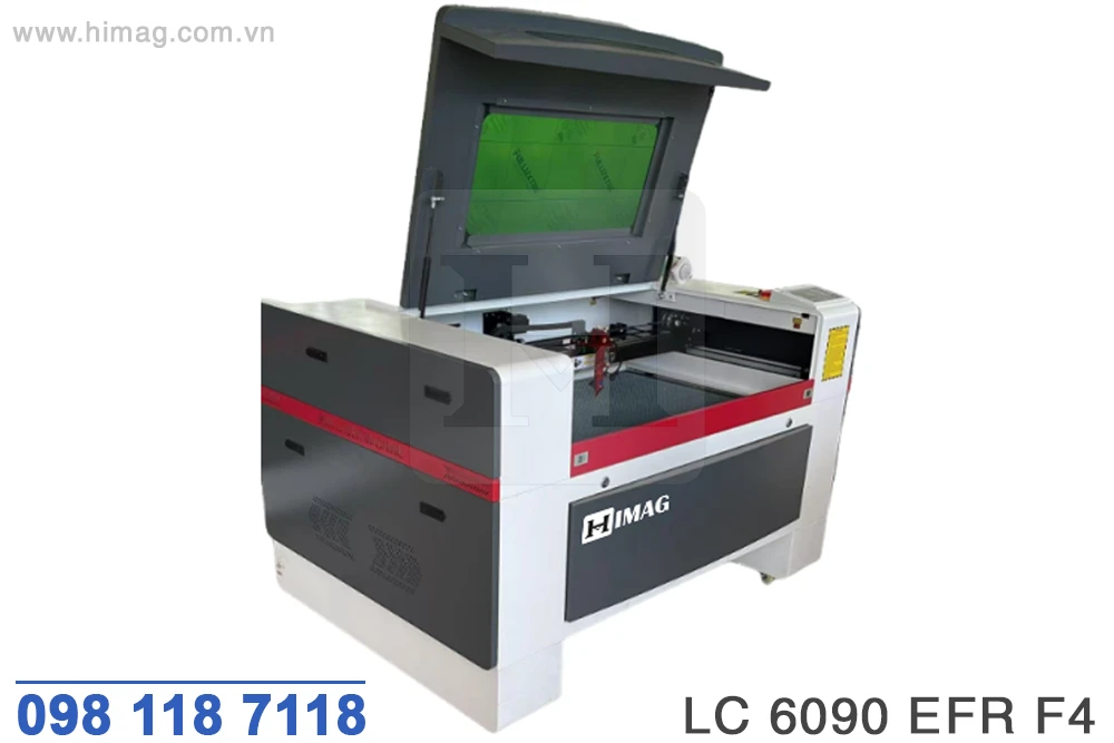 Máy cắt khắc laser 100W khổ 600x900mm - LC 6090 EFR F4