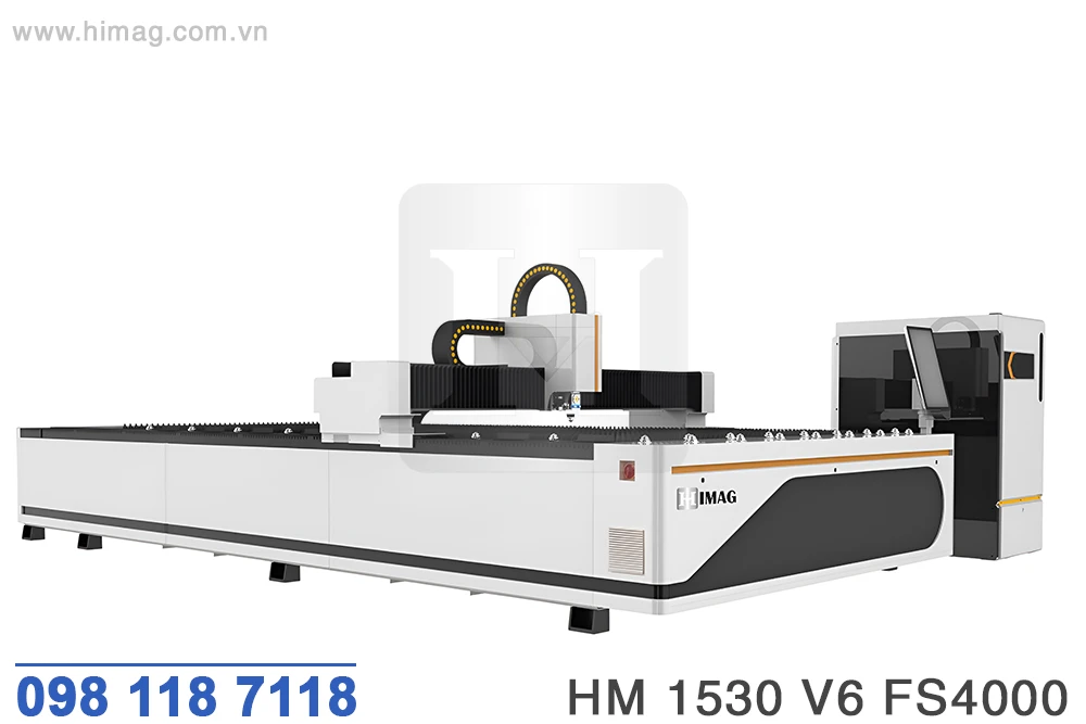 Máy Cắt Laser Nhôm Công Suất 6000W Khổ 3000x1500mm