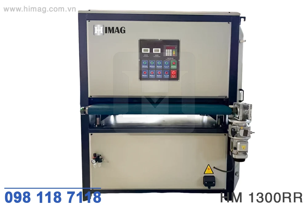 Máy chà nhám kim loại 2 trục khổ 1300mm - HM 1300RR