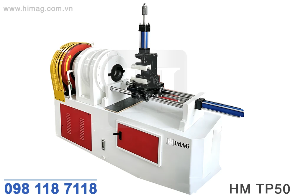 MÁY CÔN ỐNG BÁN TỰ ĐỘNG ĐƯỜNG KÍNH DƯỚI 50MM - HM TP50 1 Máy Côn Ống Bán Tự Động Đường Kính Dưới 50mm