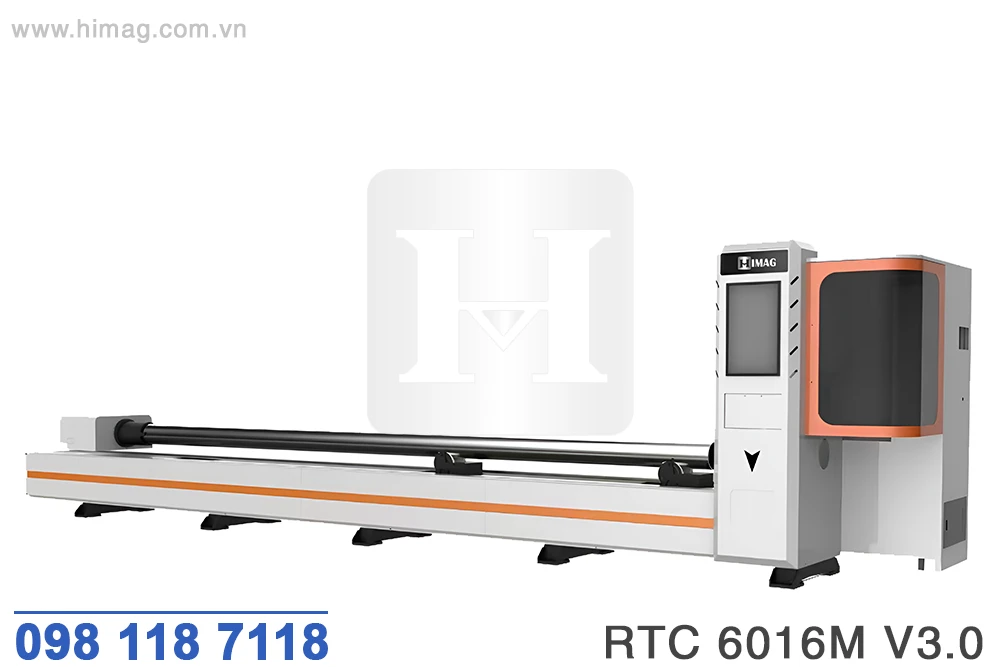 Máy cắt ống laser 3000W D160 cấp phôi thủ công - RTC 6016M V3.0