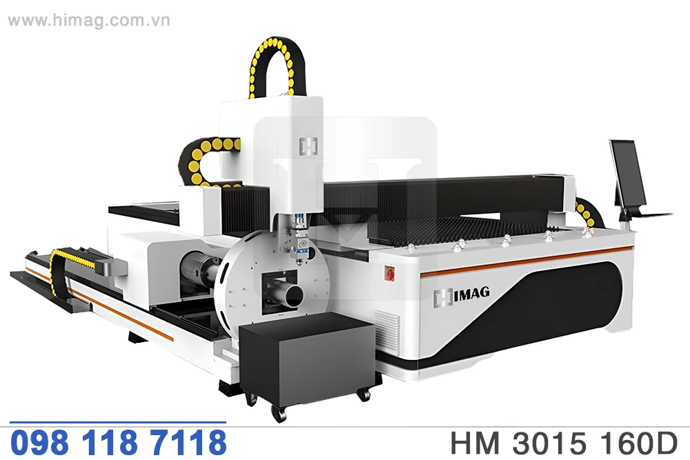 Máy cắt tấm ống laser 3000W D160 - HM 3015 D160V3.0